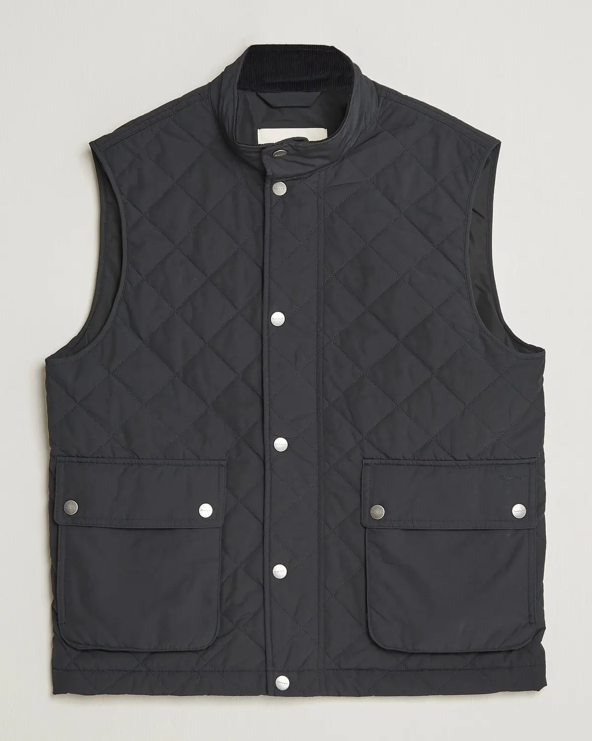 Gant Classic Quilted Vest Black
