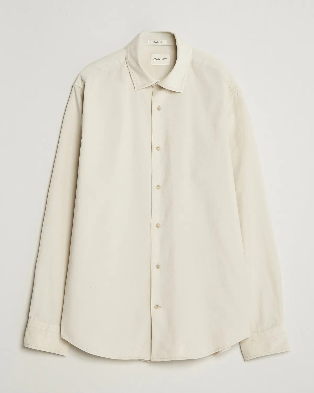 Gant Regular Fit Baby Cord Shirt Sand