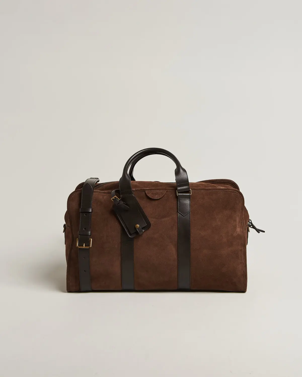 Gant Suede Duffle Bag Soil Brown