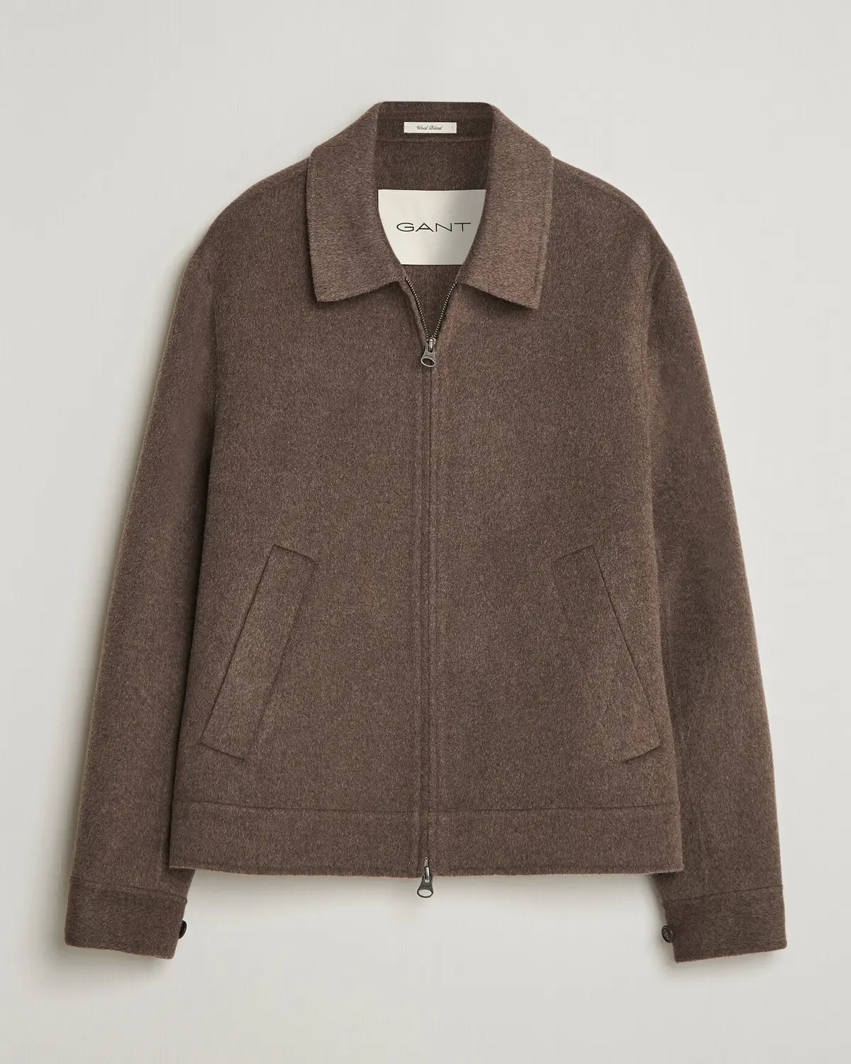 Gant Handstitched Wool/Cashmere Jacket Shadow Brown