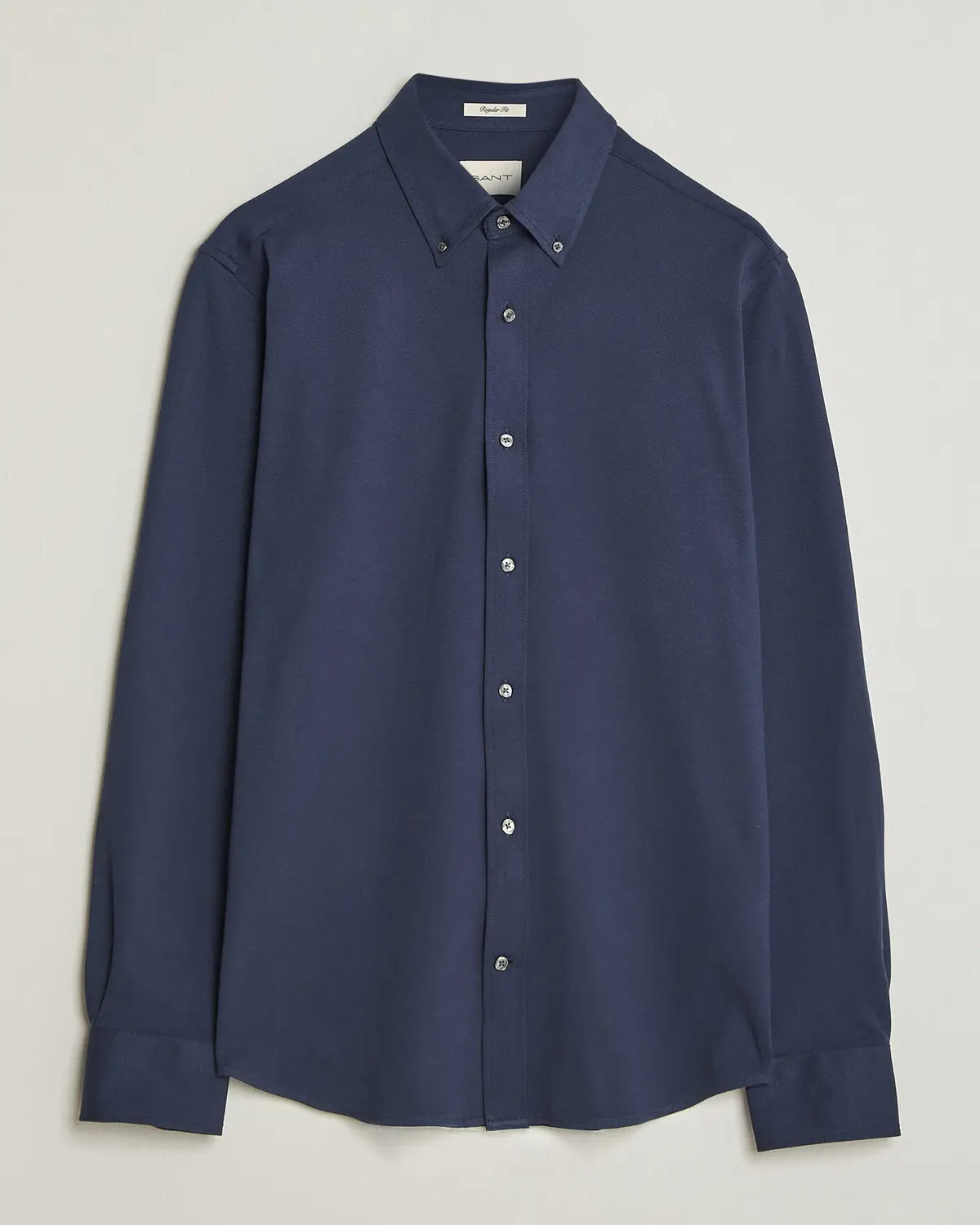 Gant Regular Fit Jersey Pique Shirt Marine
