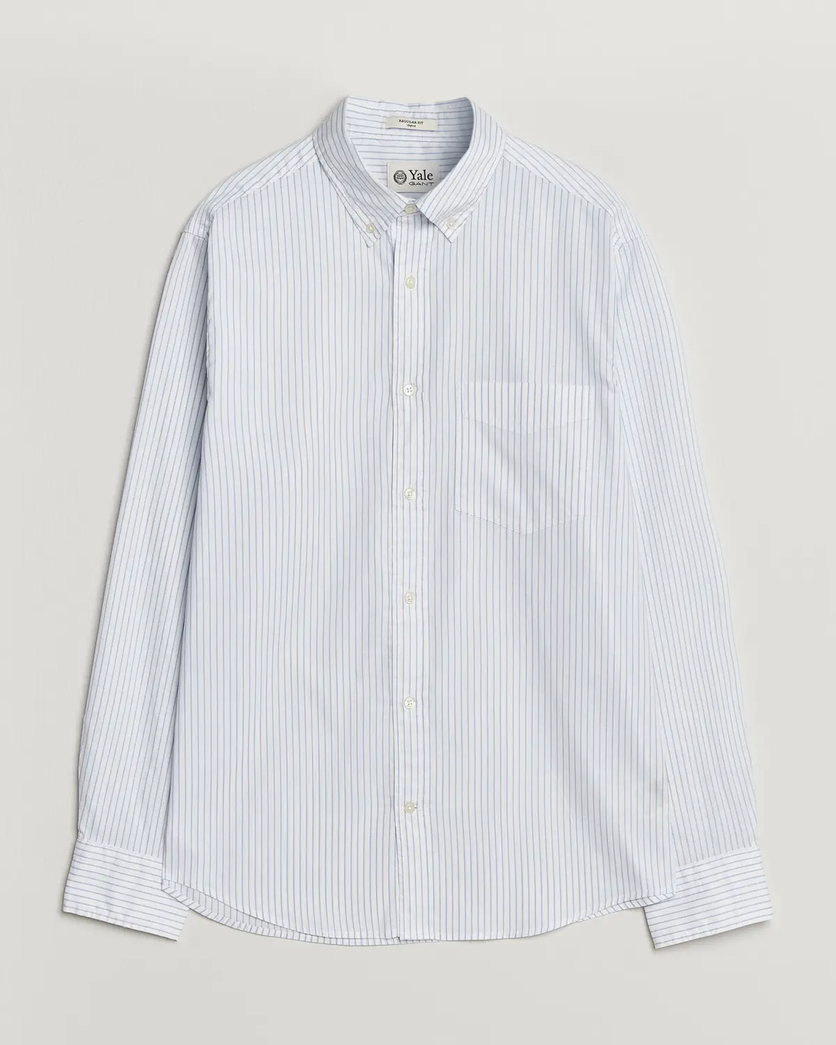 Gant YALE Regular Fit Striped Oxford Shirt Light Blue