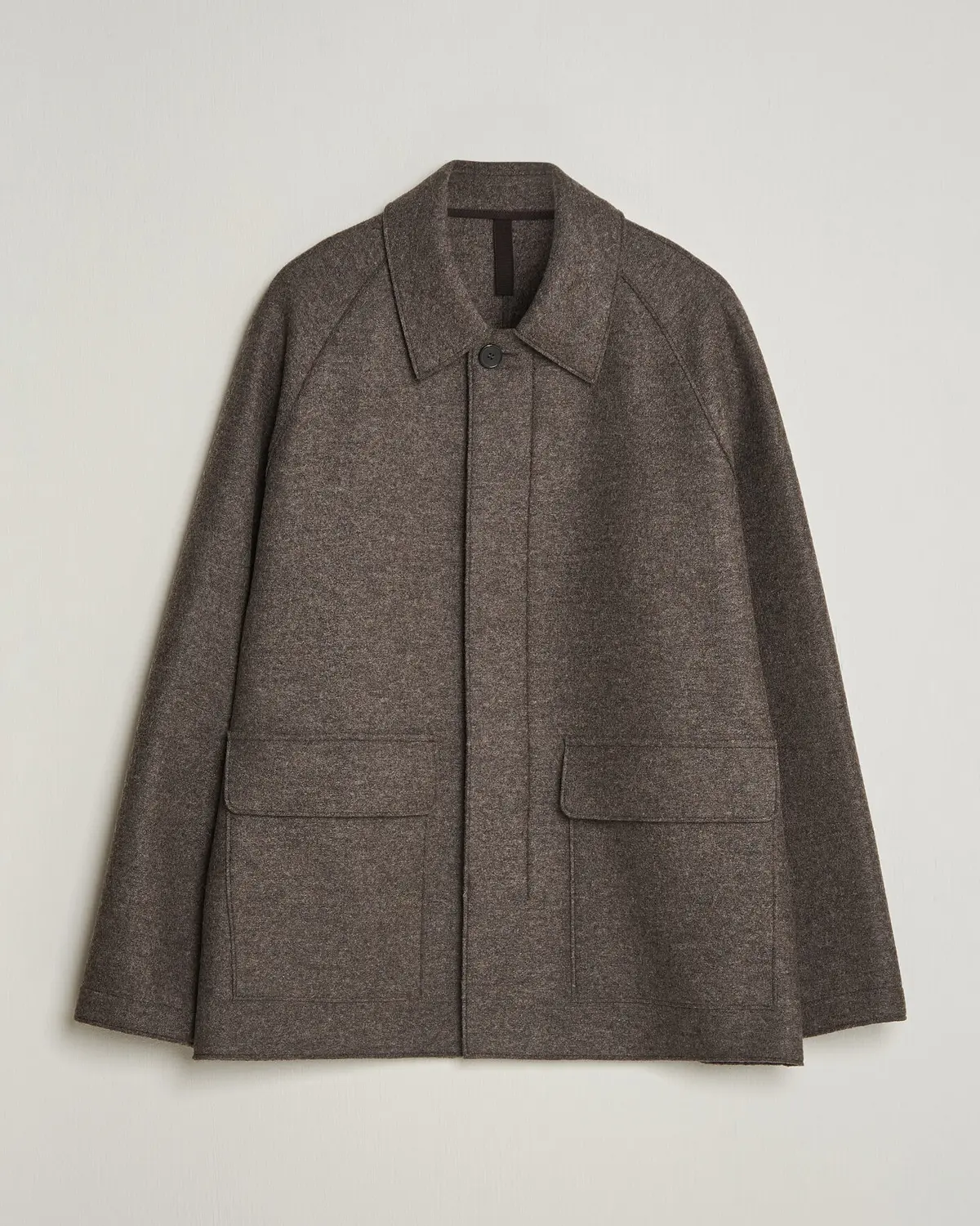 Harris Wharf London Country Wool Jacket Brown/Grey
