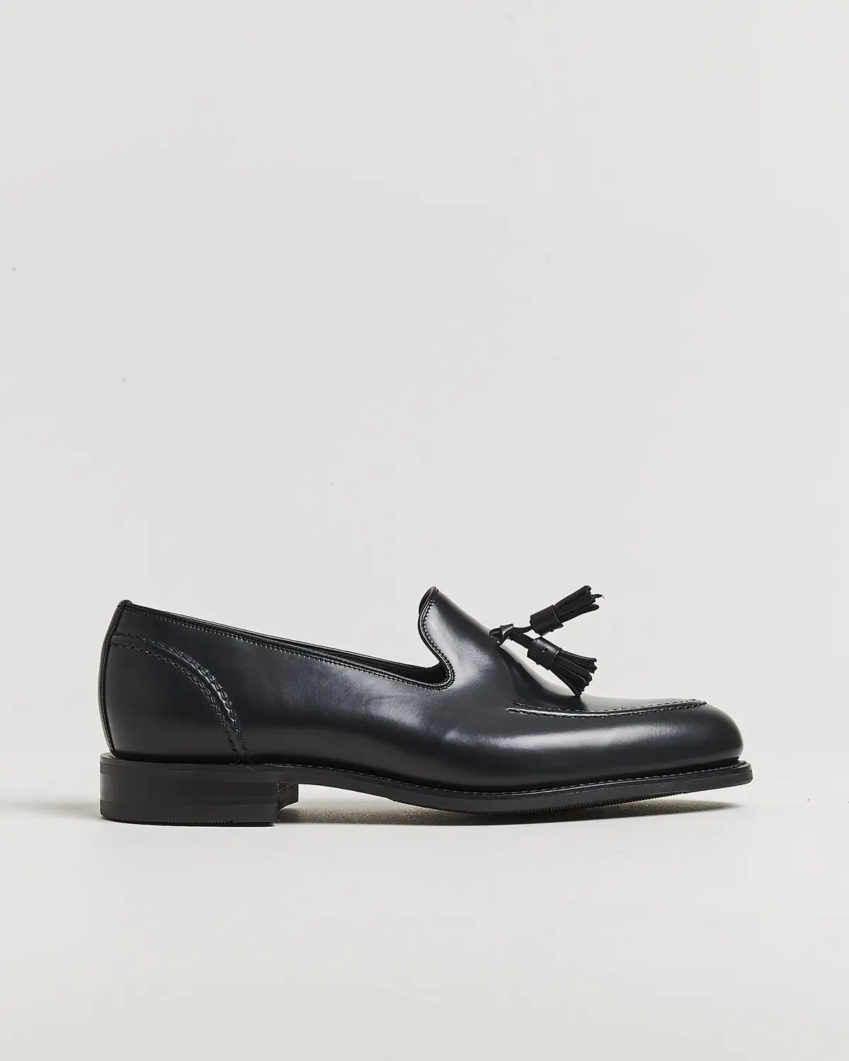 Loake 1880 Brunel Leather Tassel Loafer Black