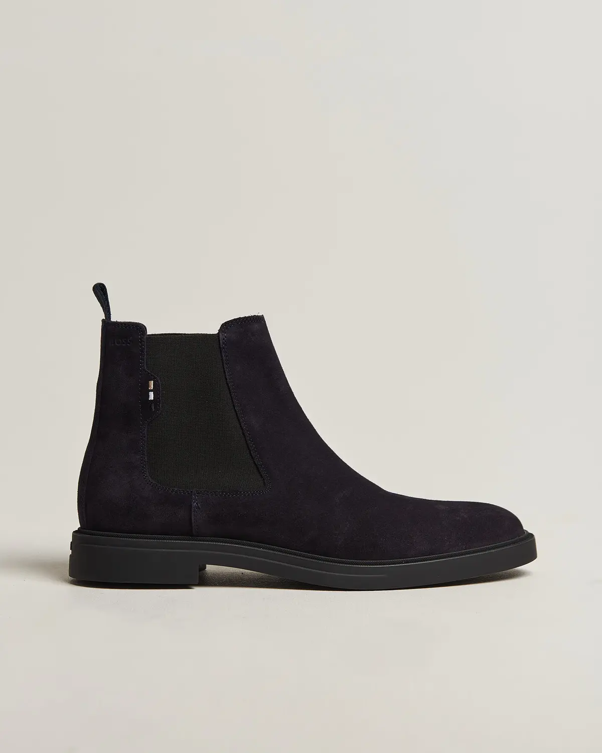 BOSS BLACK Calev Suede Chelsea Boot Dark Blue