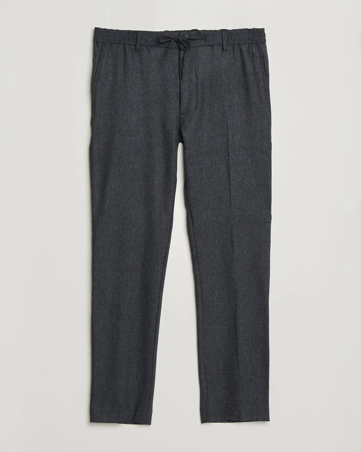 BOSS BLACK Kane Brushed Drawstring Trousers Dark Blue