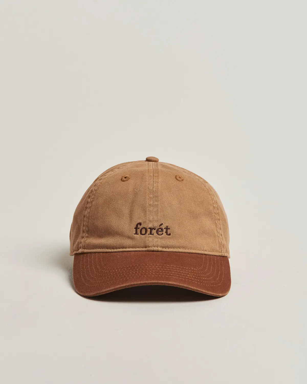 Forét Hawk Washed 2-Tone Cap Khaki/Brown