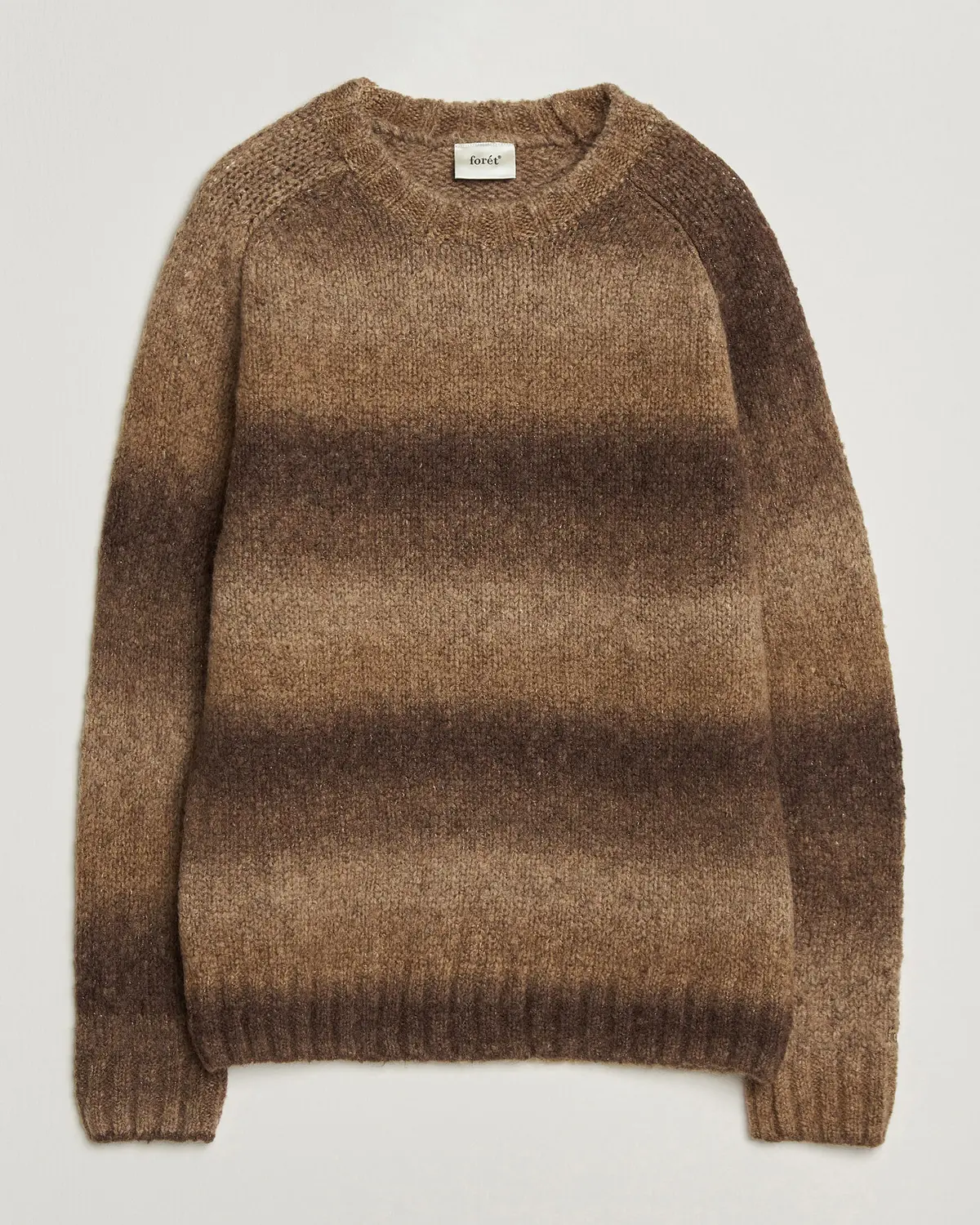 Forét Space Yarn Crew Neck Brown