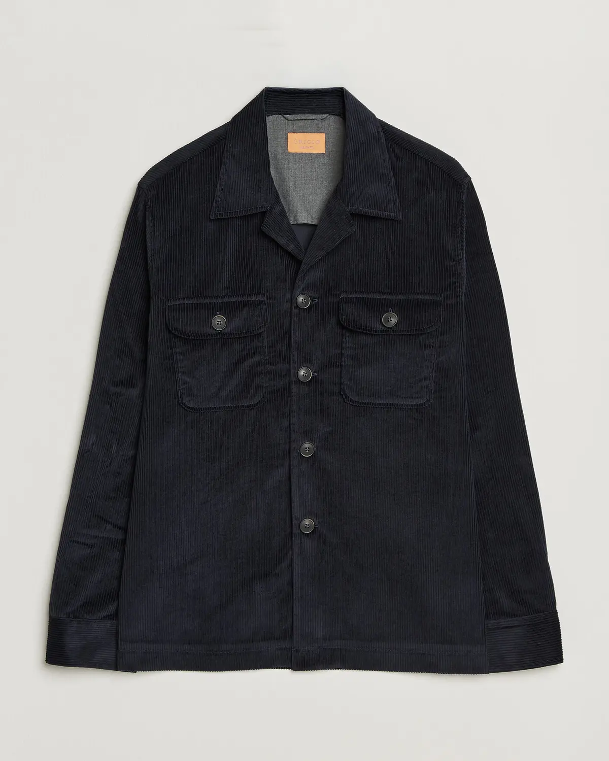 Grigio Corduroy Overshirt Navy