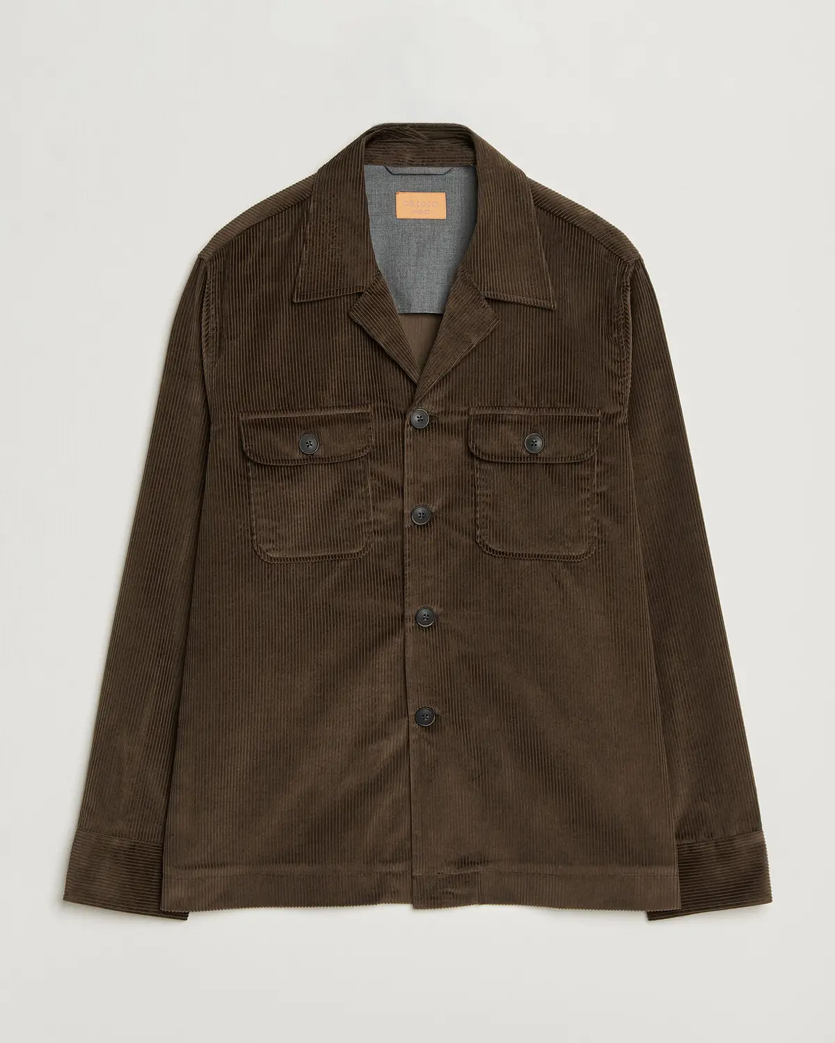 Grigio Corduroy Overshirt Dark Brown