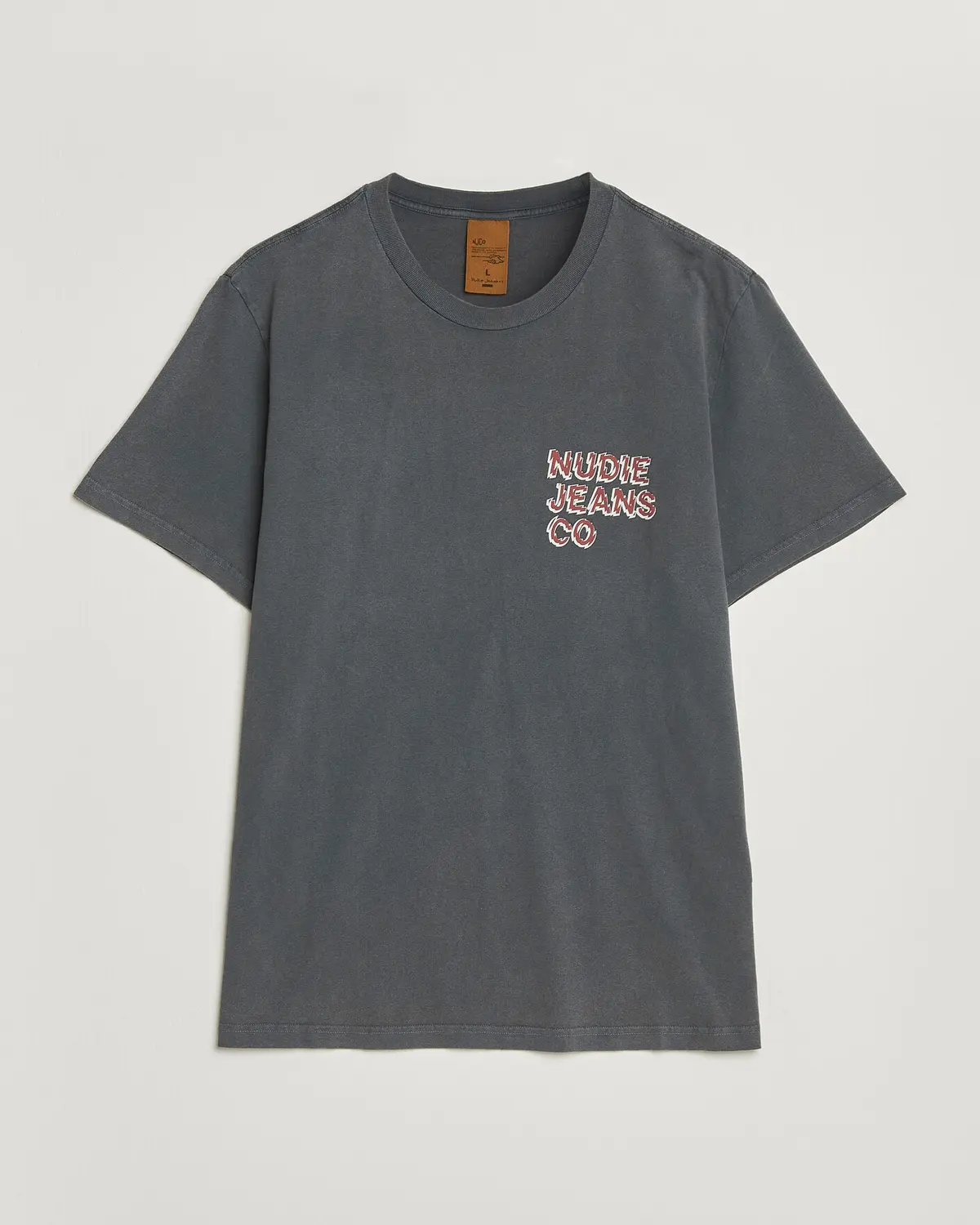 Nudie Jeans Roy Life Tracks T-Shirt Antracite