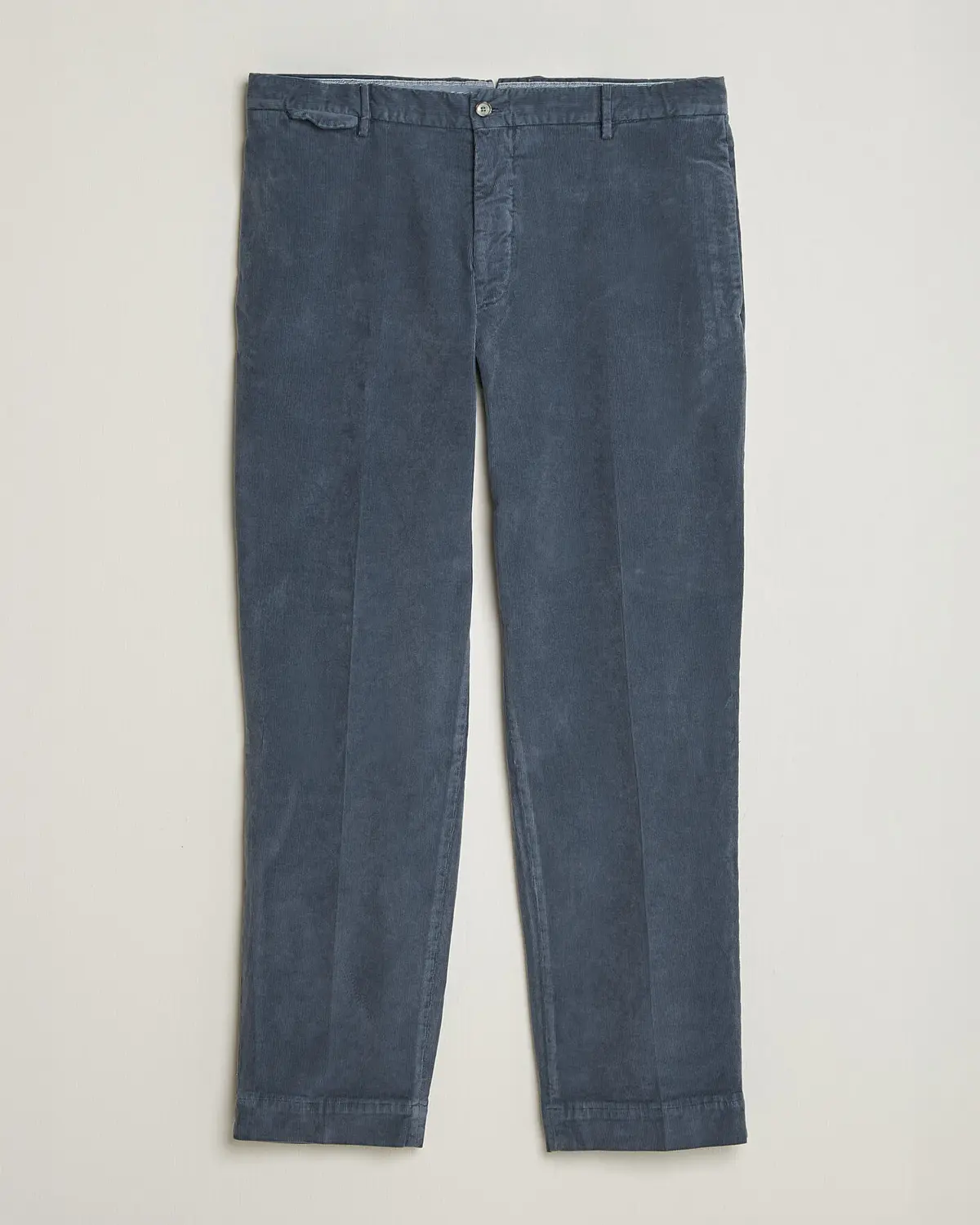 Santaniello Corduroy Trousers Iron Blue