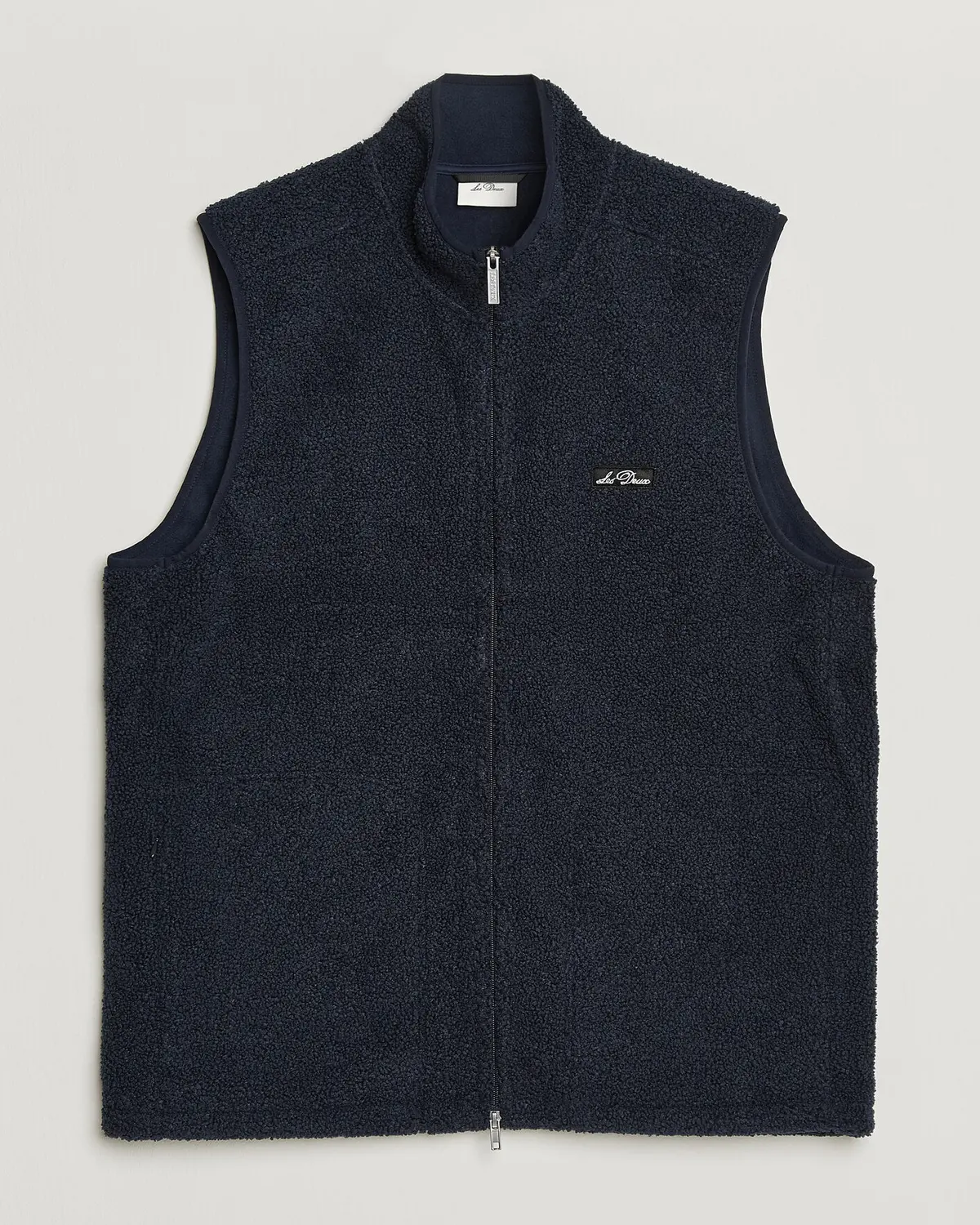 Les Deux Patch Teddy Vest Dark Navy