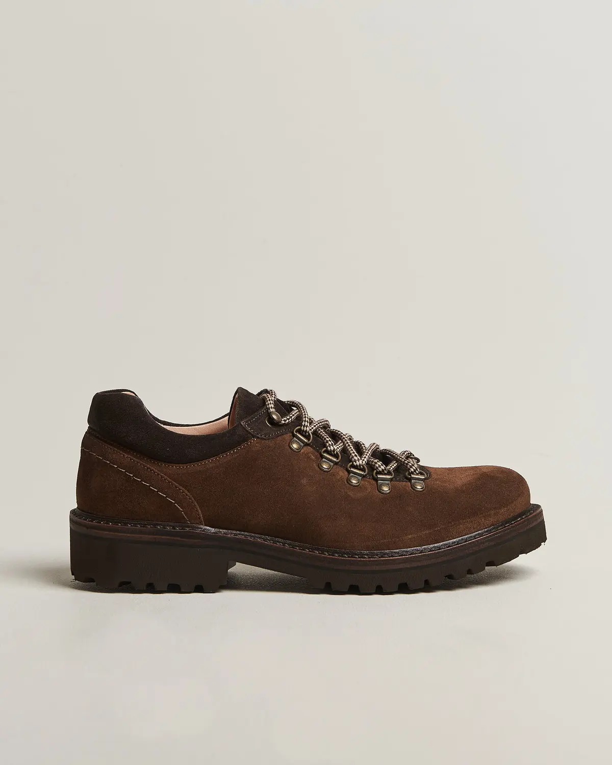 Astorflex Forflex Low Mountain Shoe Dark Khaki Suede