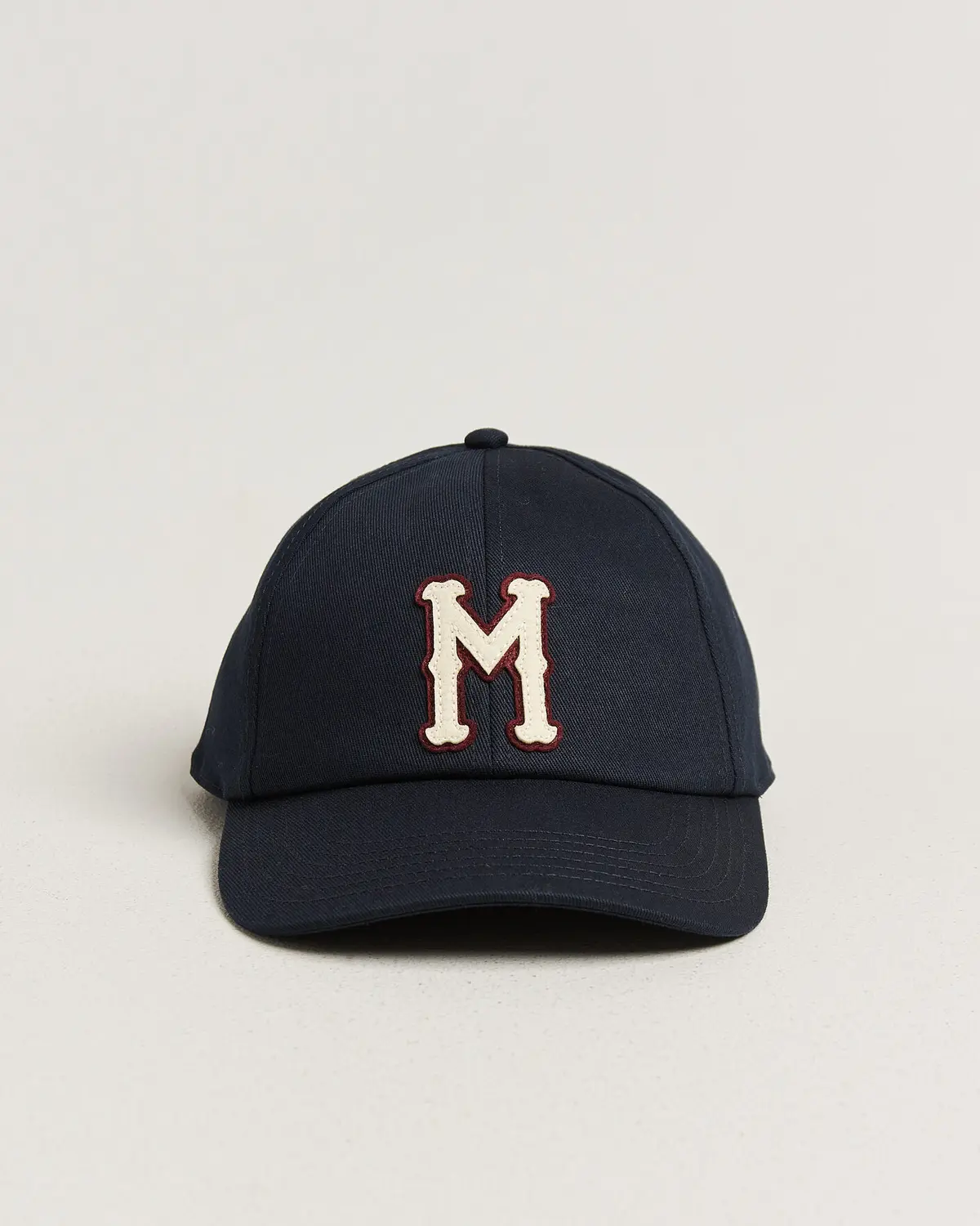 Moncler College Logo Baseball Cap Navy