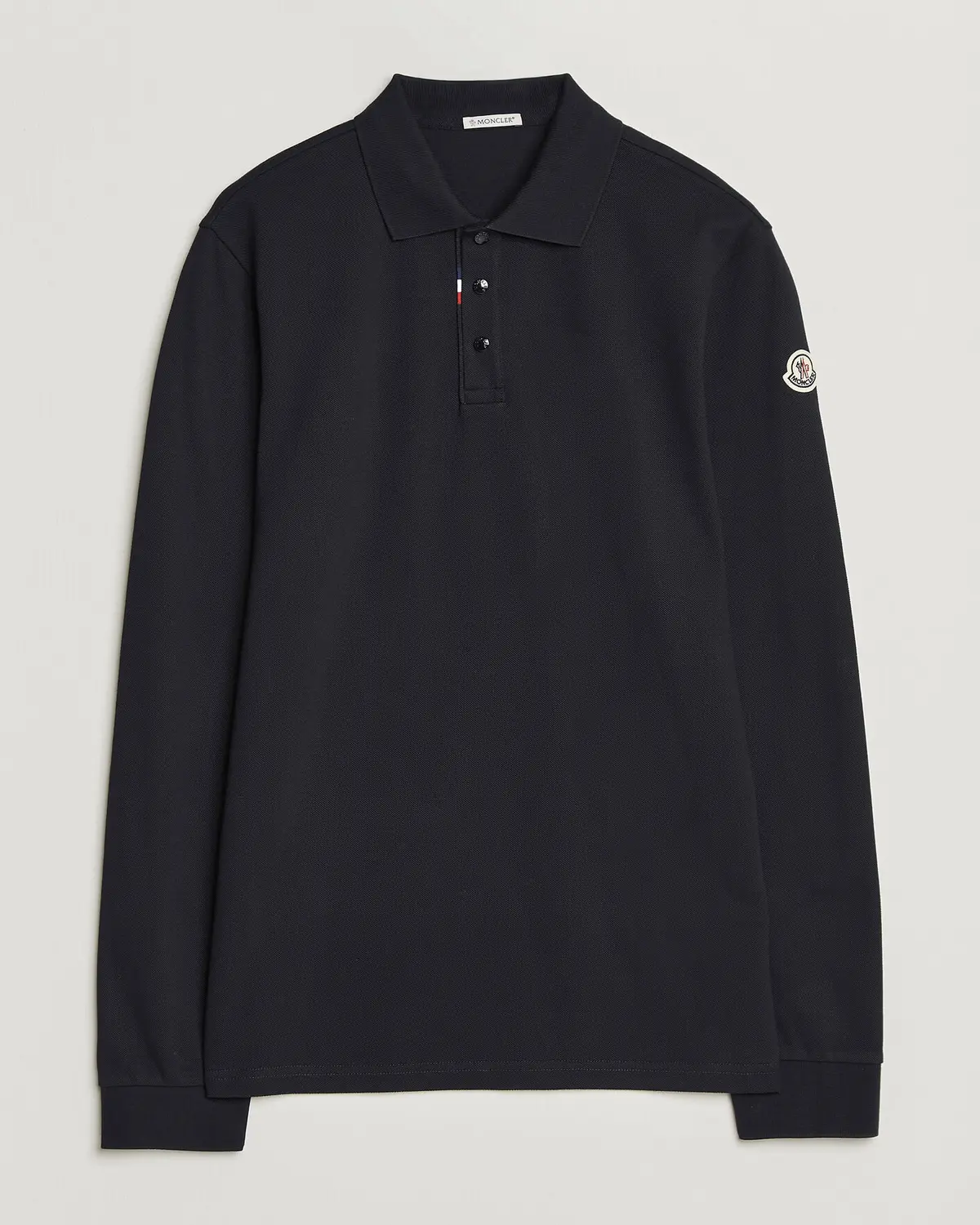 Moncler Long Sleeve Polo Navy