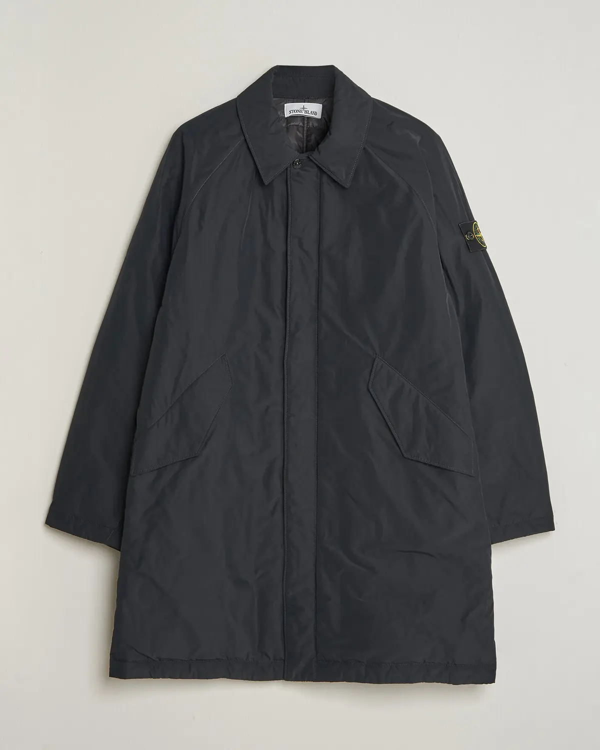 Stone Island Micro Reps Padded Coat Black