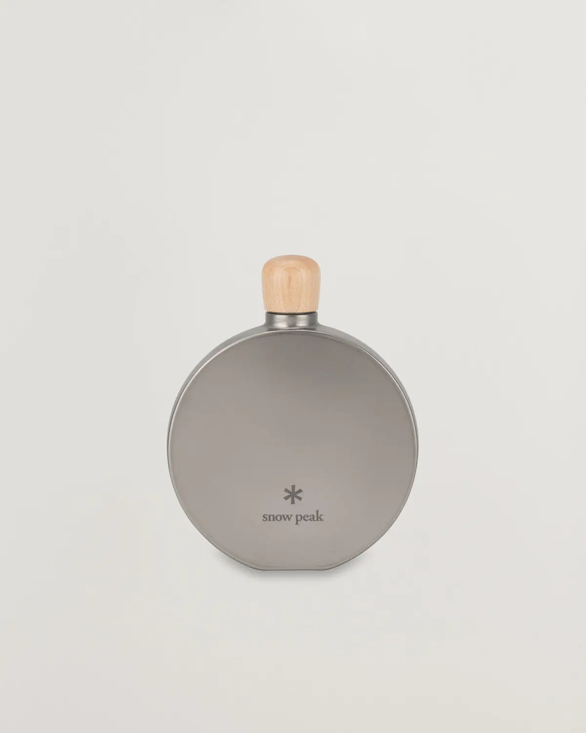 Snow Peak Curved Flask Titanium