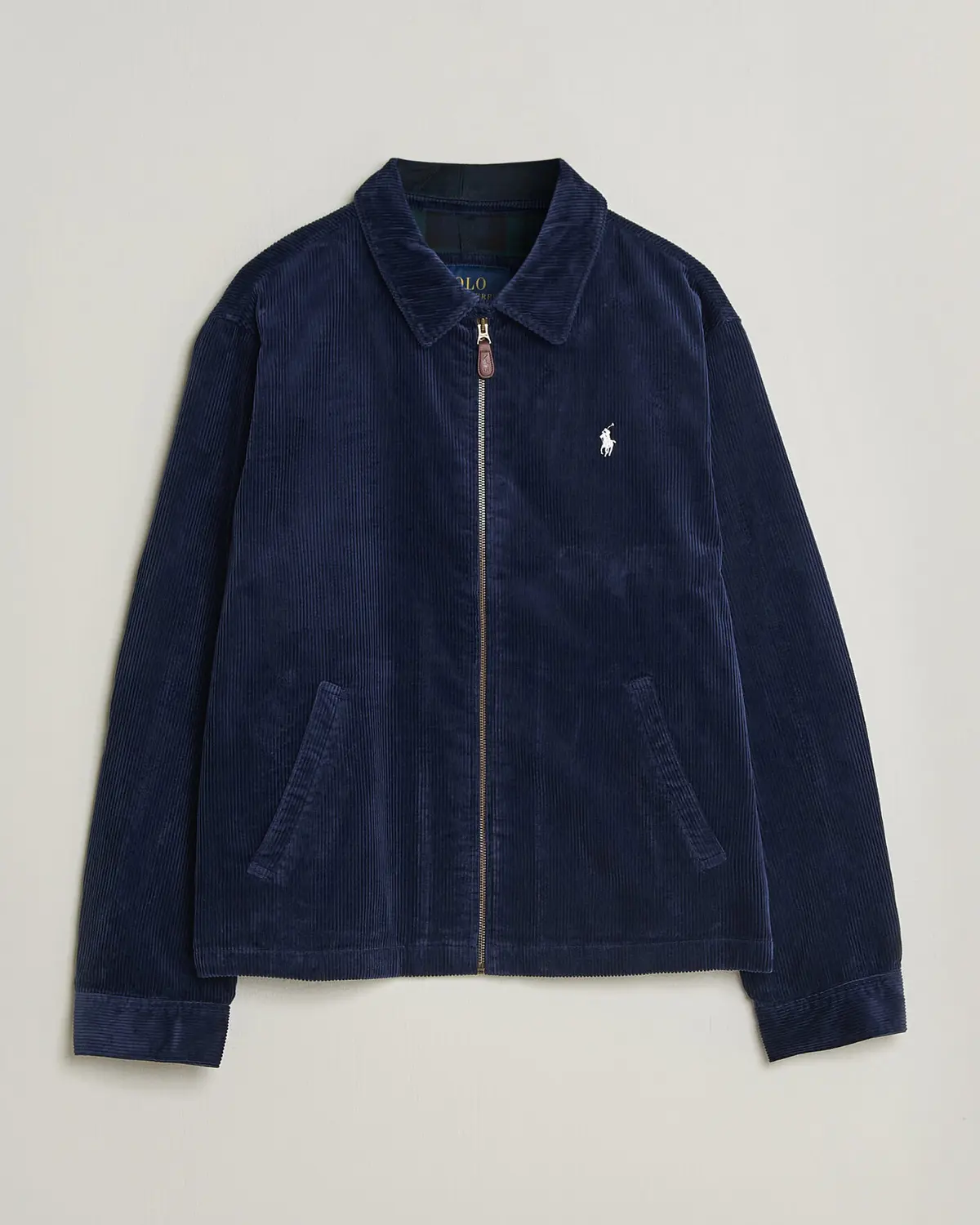 Polo Ralph Lauren Lined Corduroy Windbreaker Newport Navy