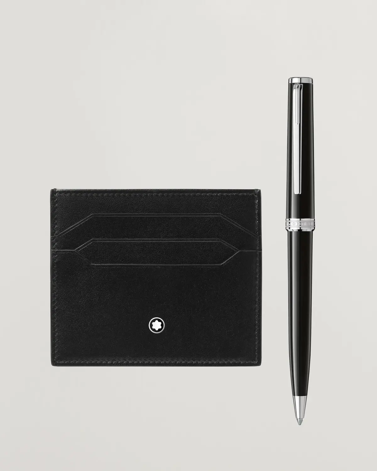 Montblanc SET BP PIX Black + MST Card Holder 6C Bk