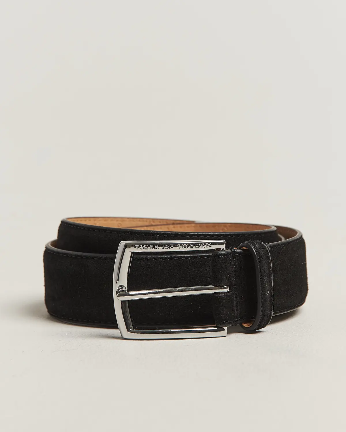 Tiger of Sweden Bergstroms Suede Belt Black