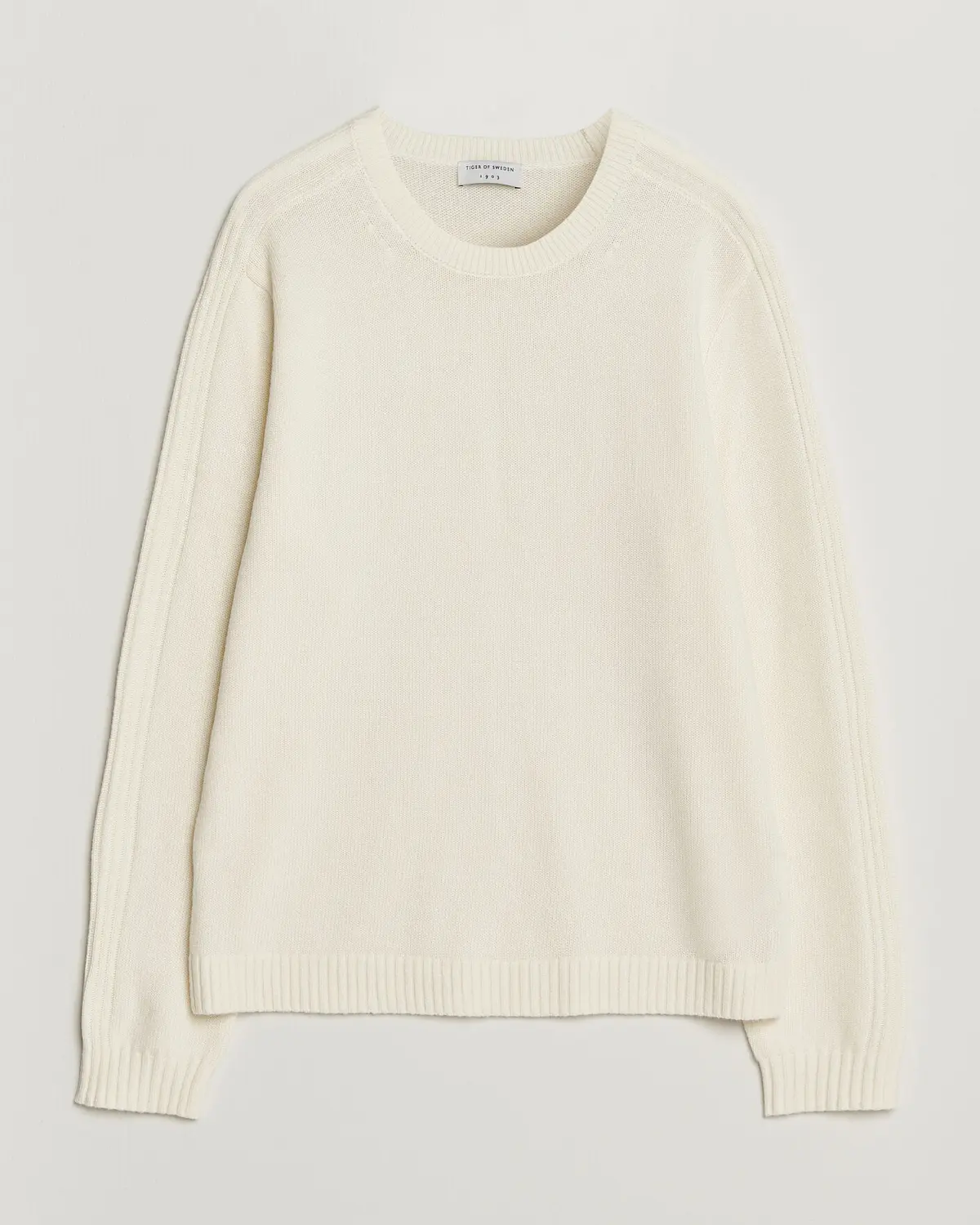 Tiger of Sweden Wilfred Wool/Cashmere Sweater Porcelain Cream