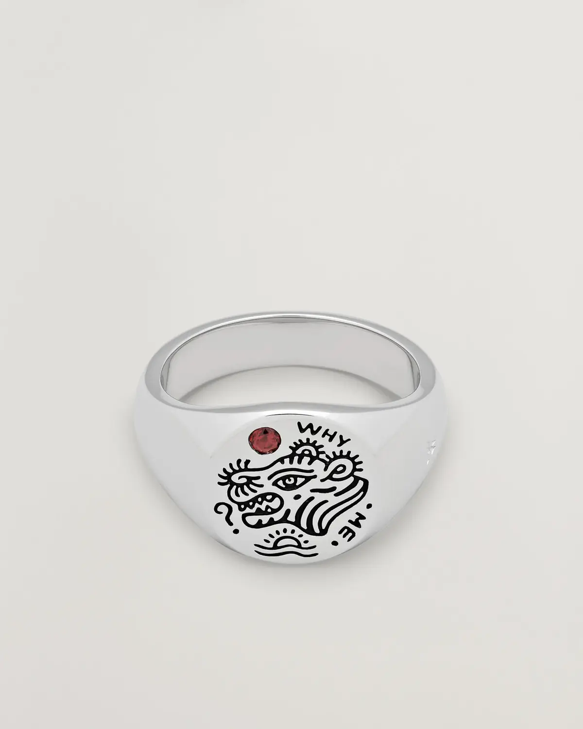 Tom Wood Why Me Ring Silver