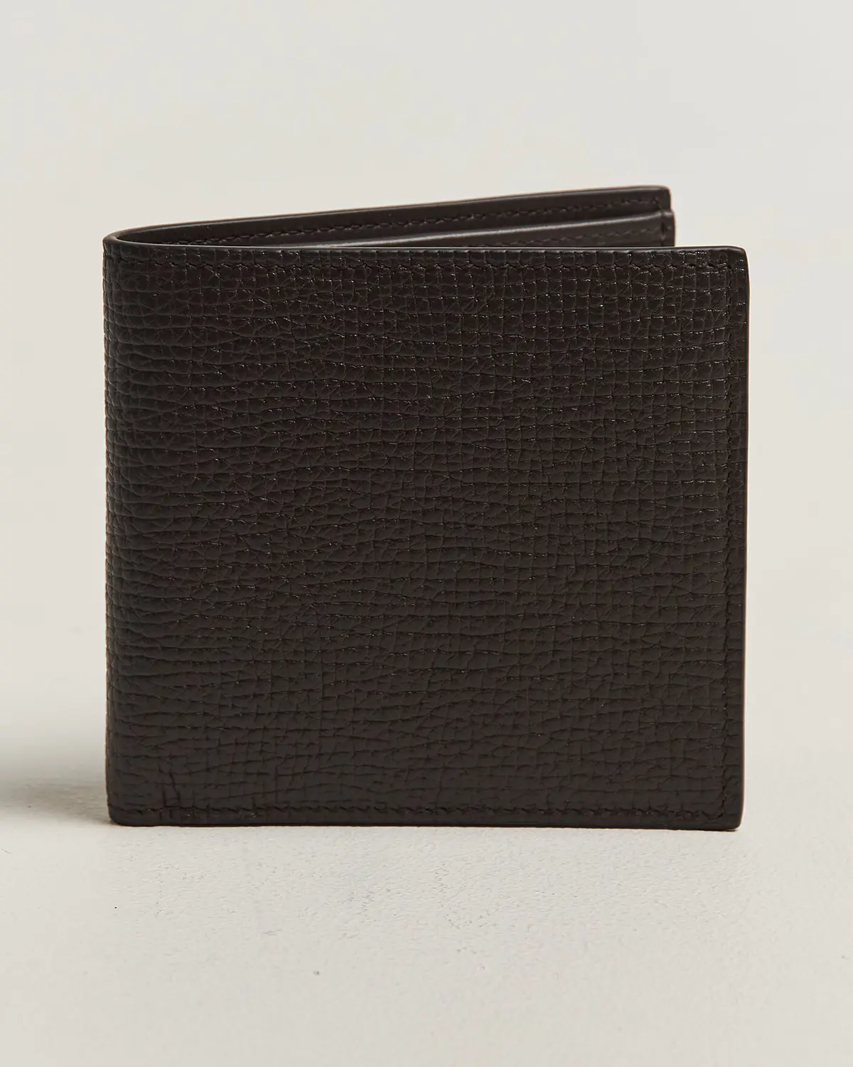 Smythson Ludlow 8 Card Wallet Dark Brown