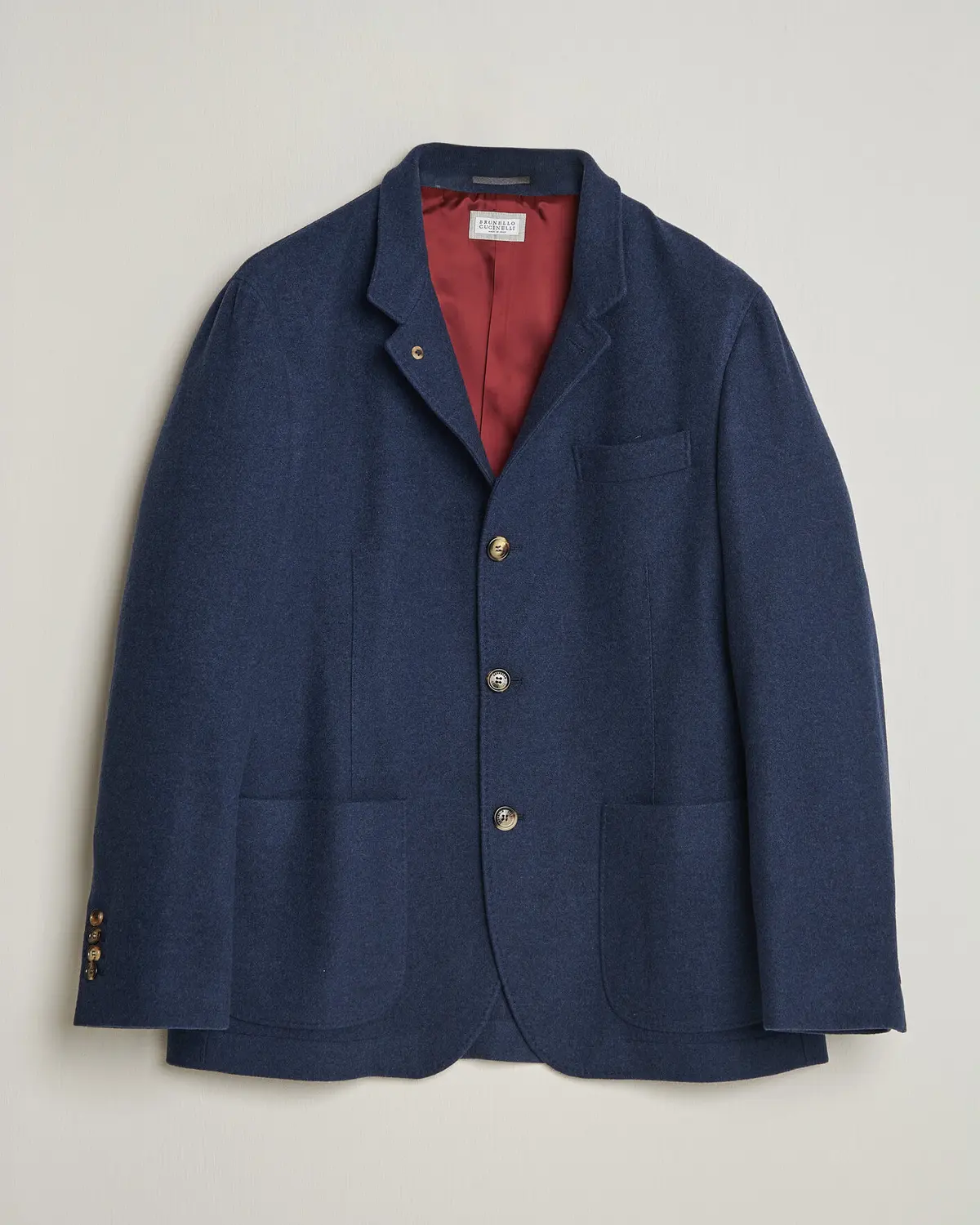Brunello Cucinelli Cashmere City Jacket Navy