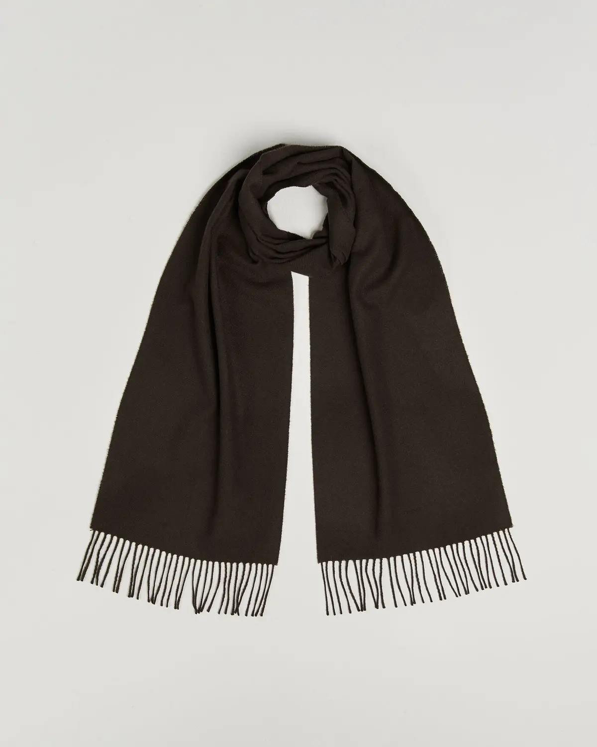 Gant Wool Scarf Shadow Brown