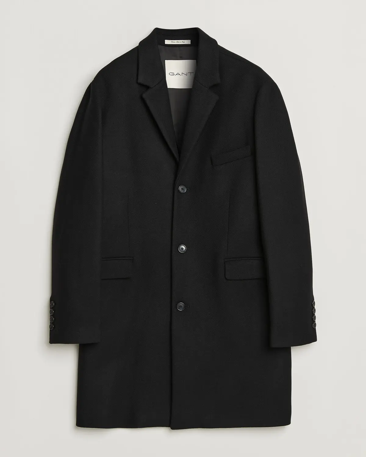 Gant Classic Wool/Cashmere Coat Black