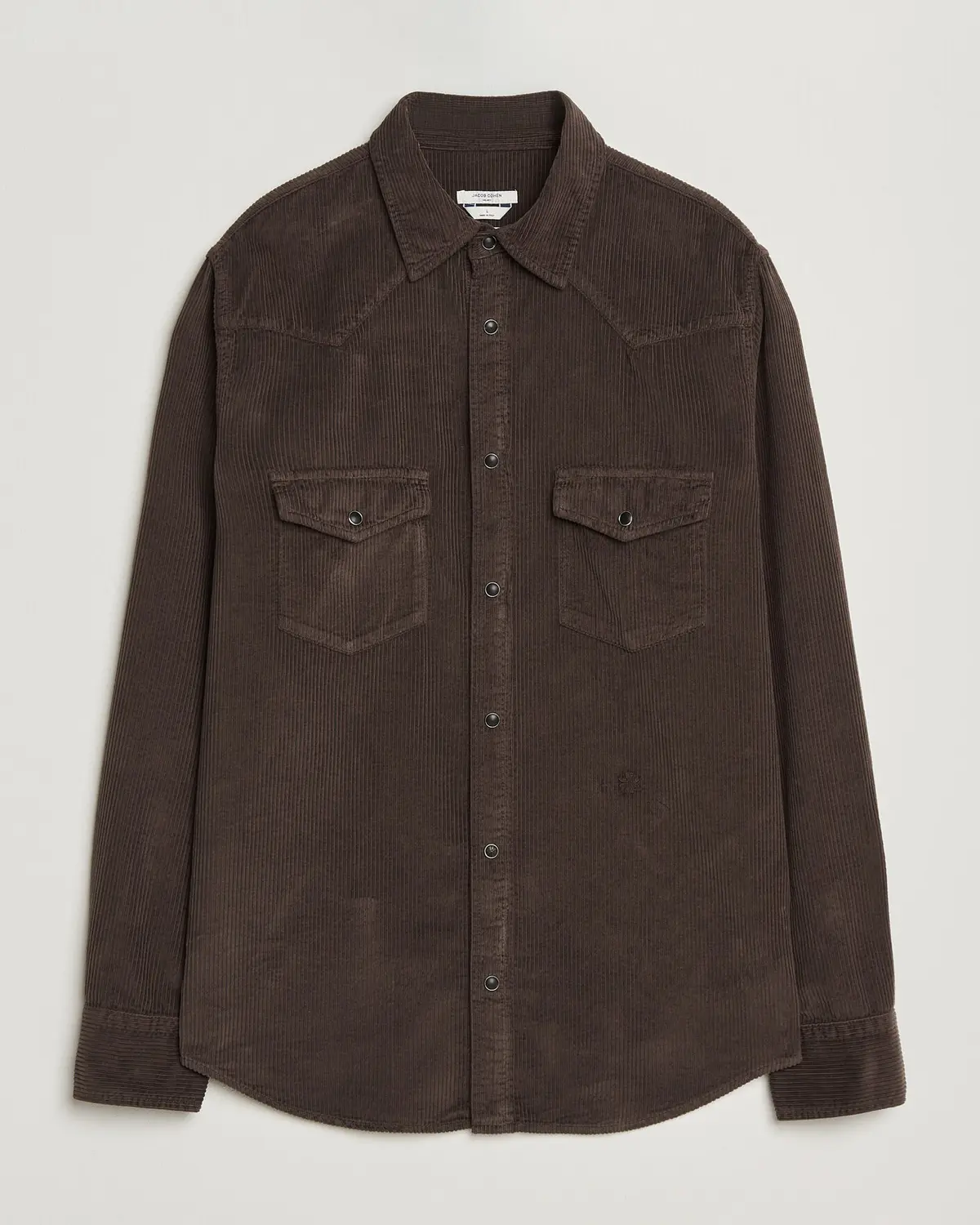Jacob Cohën Cord Pocket Overshirt Brown