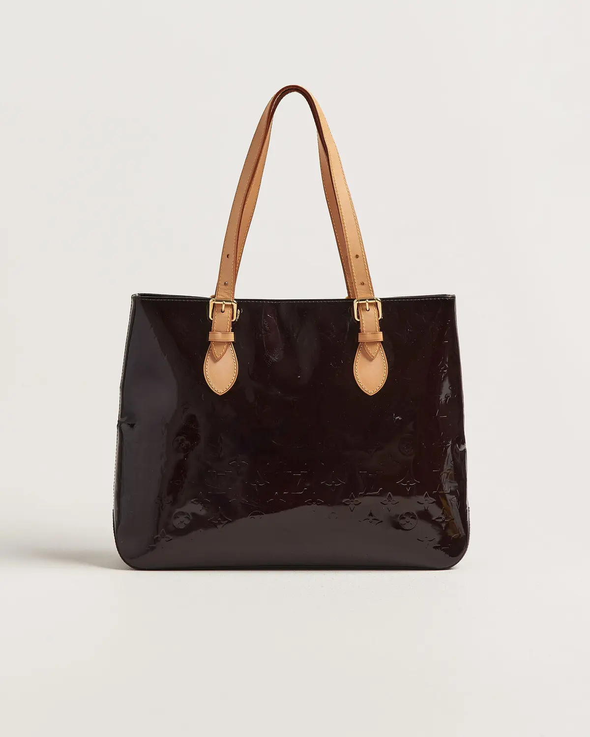 Louis Vuitton Pre-Owned Brentwood Tote Bag Vernis Leather Burgundy