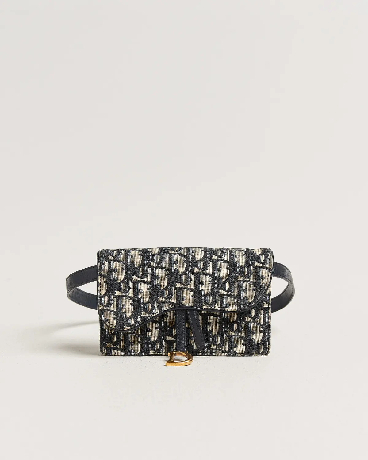 Dior Pre-Owned Saddle Rectangular Belt Bag Blue