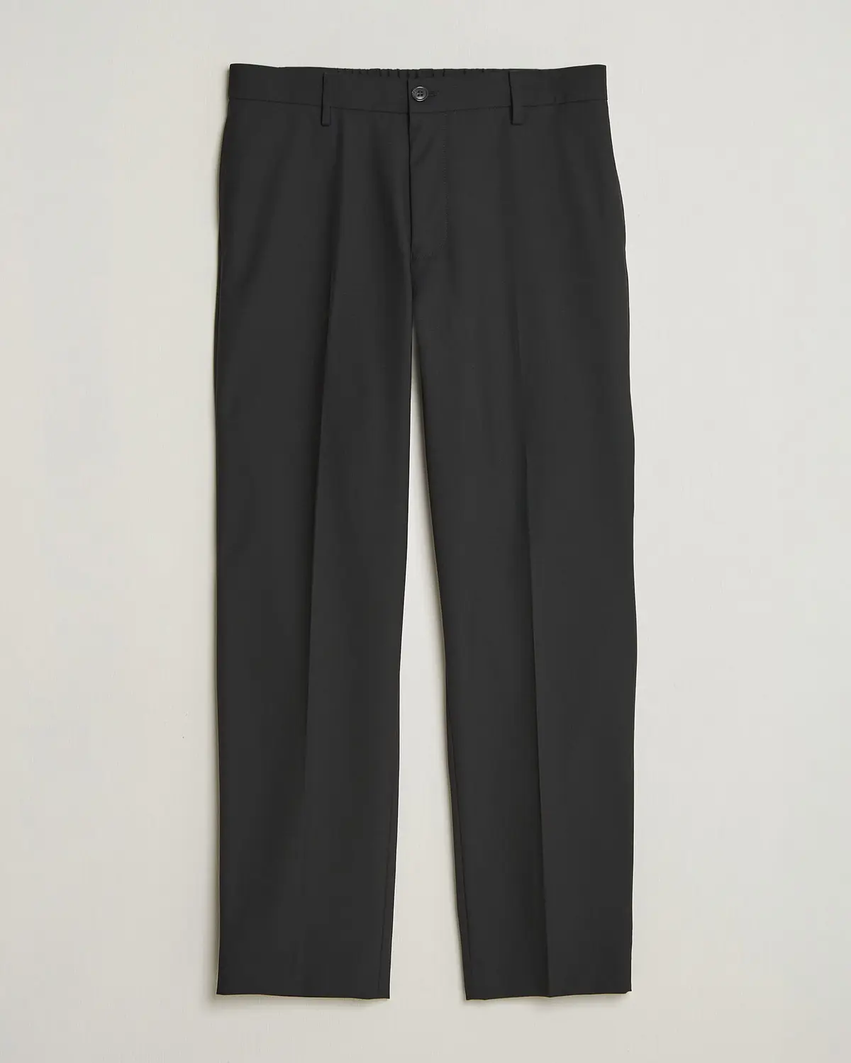 NN07 Brendan Wool Drawstring Trousers Black