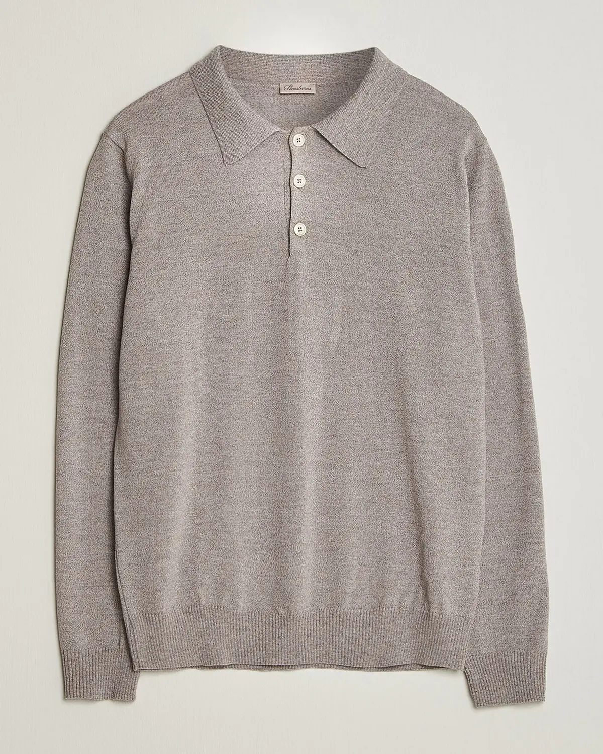 Stenströms Merino Polo Beige