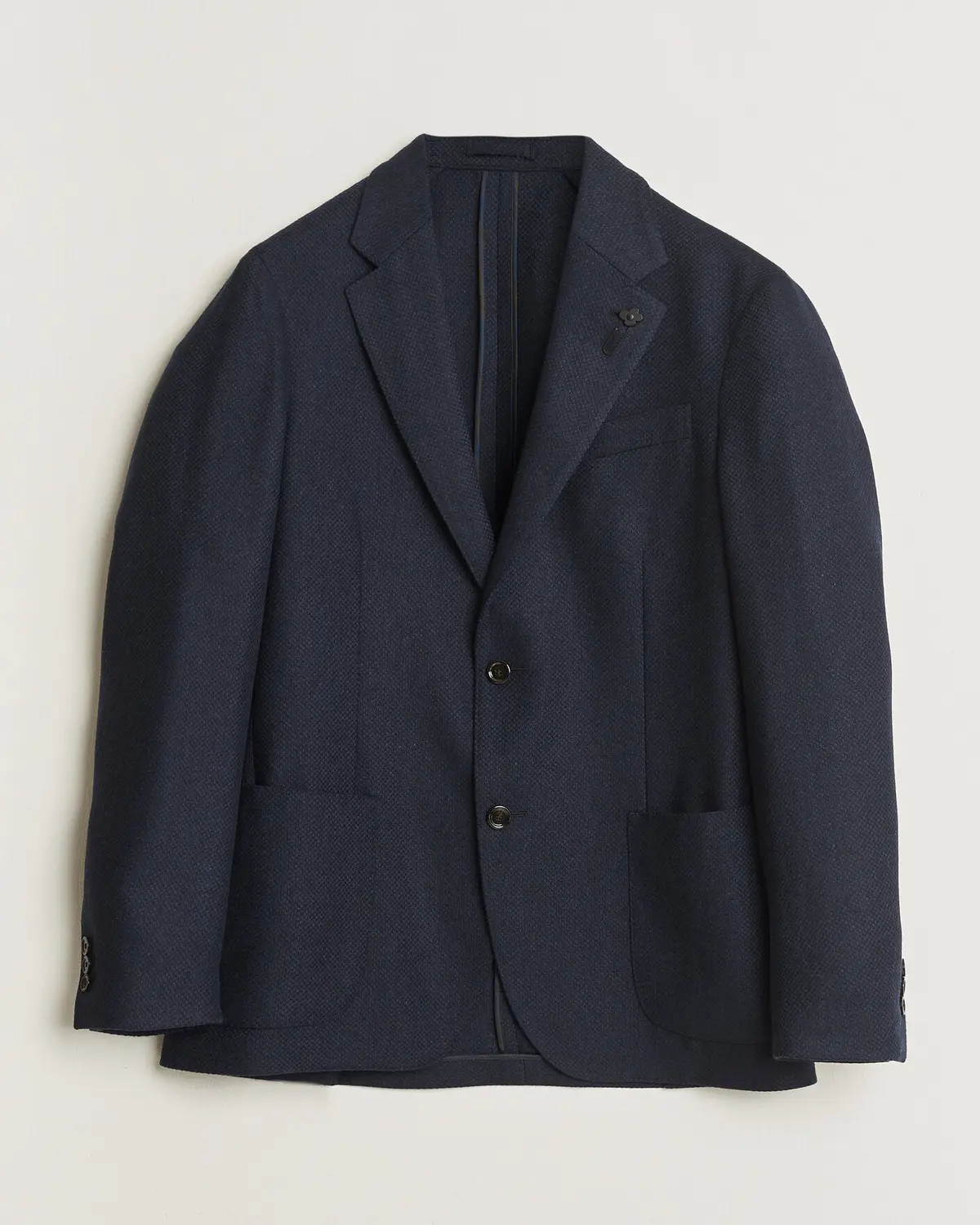 Lardini Wool/Cashmere Blazer Navy