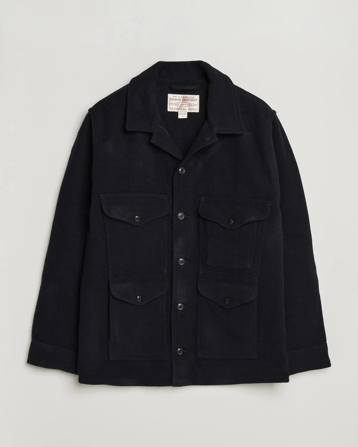 Filson Mackinaw Wool Cruiser Dark Navy