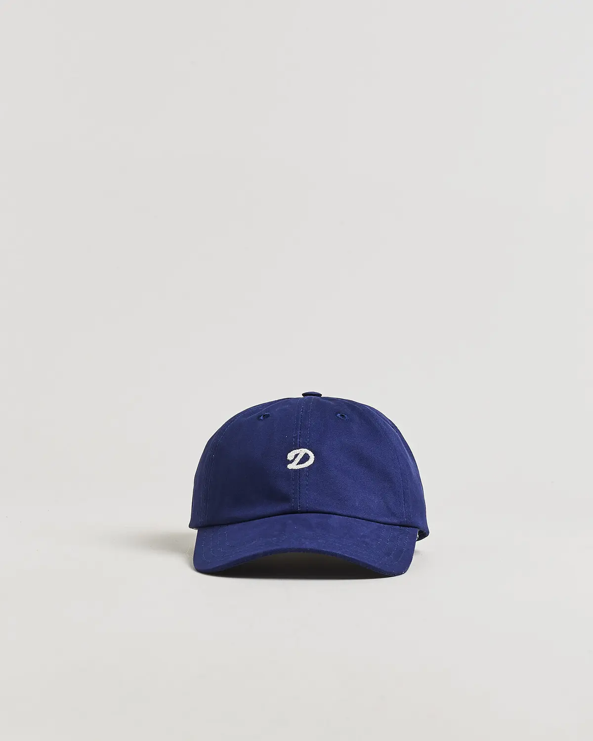 Drake's Chainstitched "D" Cap Navy