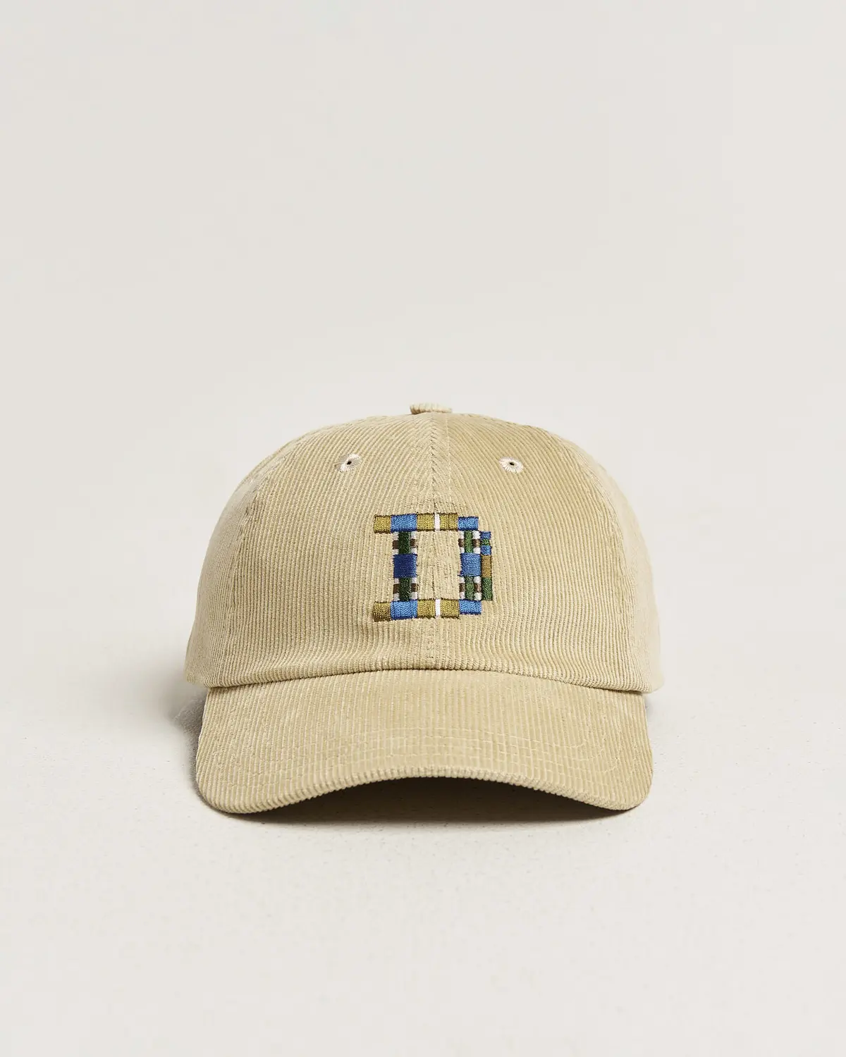 Drake's D 1977 Cord Baseball Cap Stone