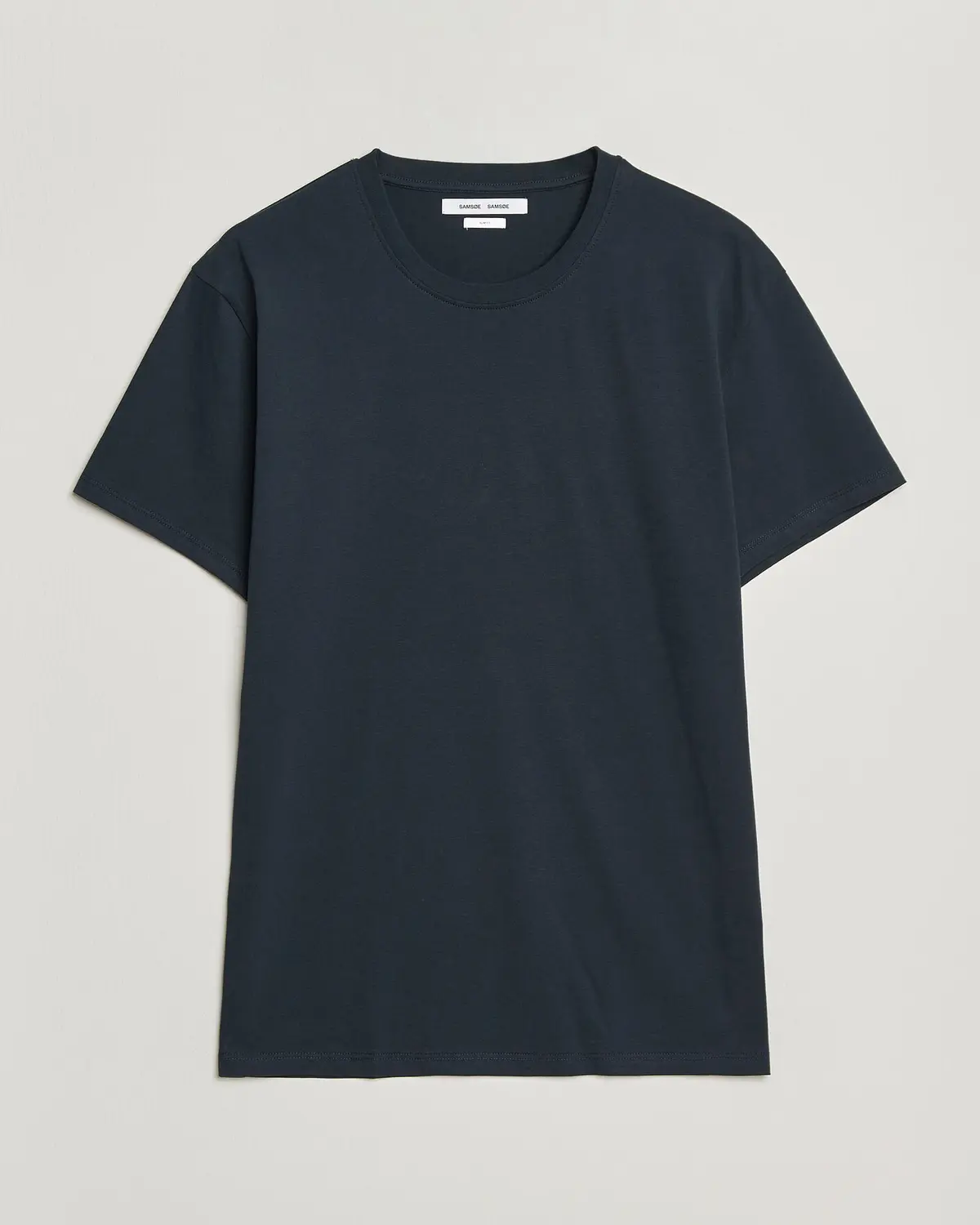 Samsøe Samsøe Kronos Cotton T-Shirt Salute Navy