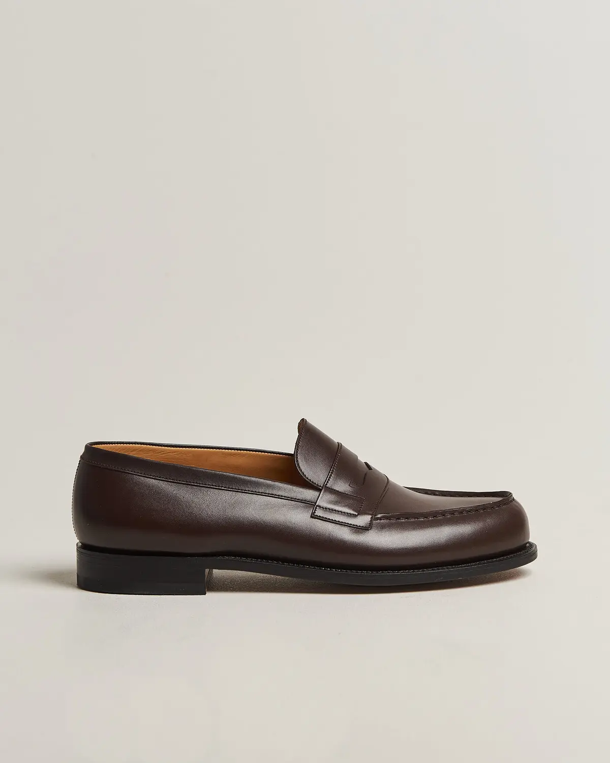 J.M. Weston 180 Penny Loafer Brown Calf