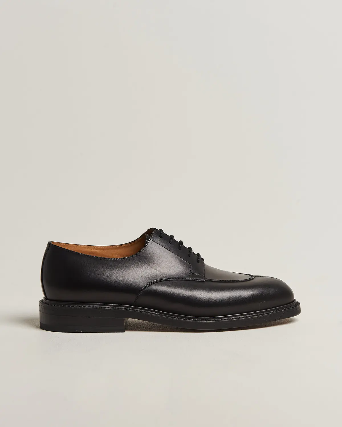 J.M. Weston Half Hunt Derby Black Calf