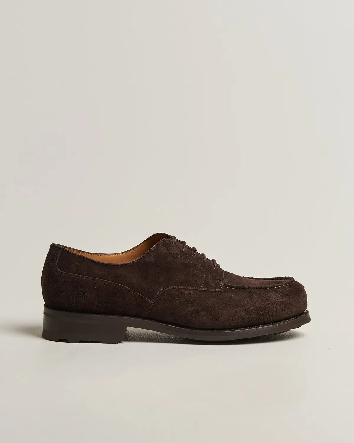 J.M. Weston Golf Derby Dark Brown Suede