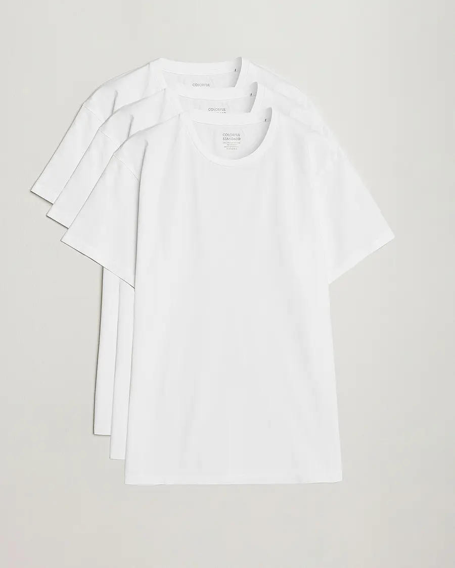 3-Pack Classic Organic T-Shirt Optical White