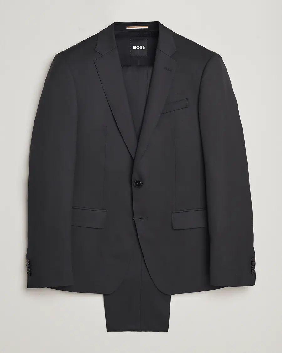 BOSS BLACK Huge Wool Suit Black
