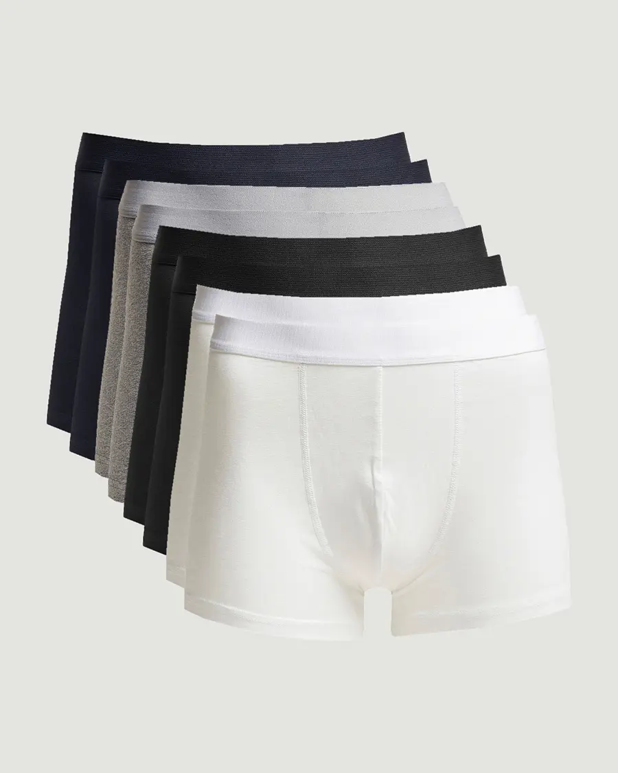 Bread & Boxers 8-Pack Boxer Brief White/Black/Grey/Navy