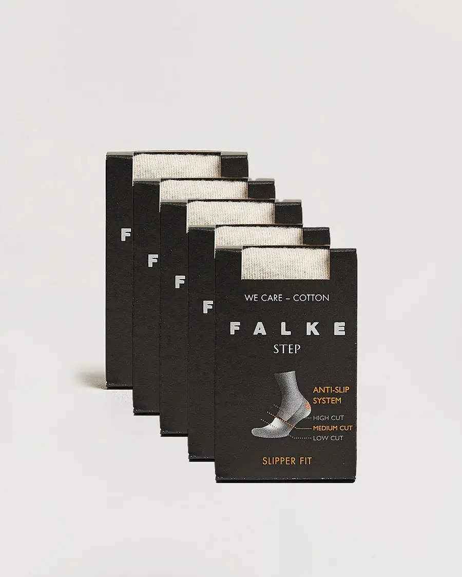 Falke 5-pack Step In Box Loafer Socks Nature