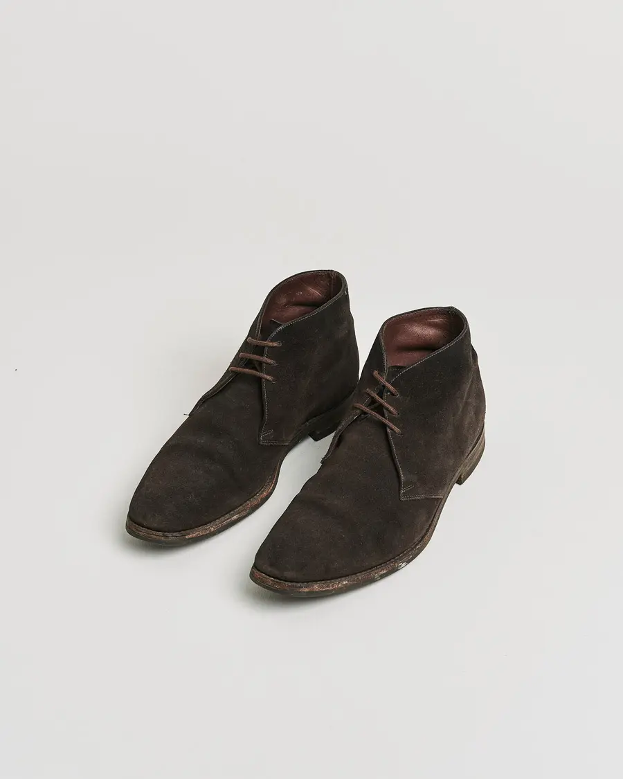 Loake 1880 Pimlico Chukka Boot Dark Brown Suede UK10,5 - EU44,5