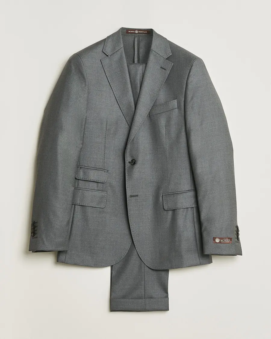 Morris Heritage Wool Suit Grey 50